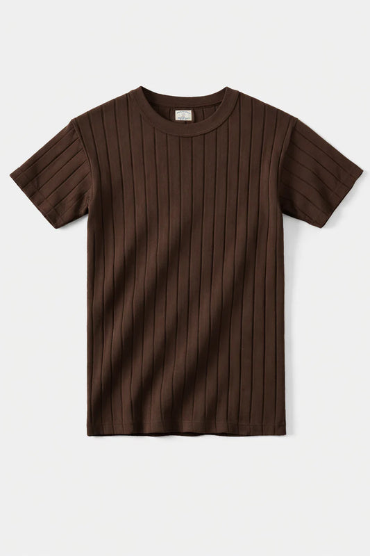 Drop Needle Tshirt - Brown