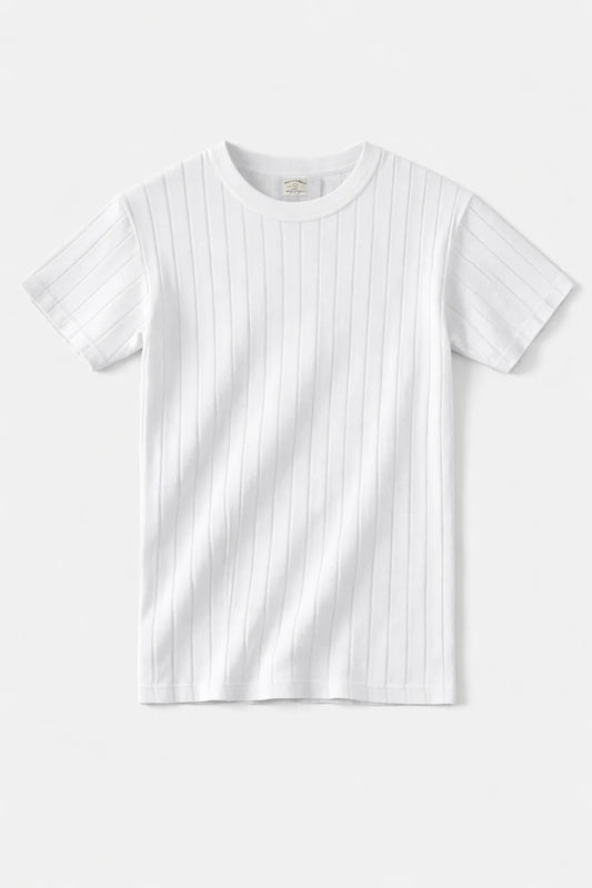 Drop Needle Tshirt - White