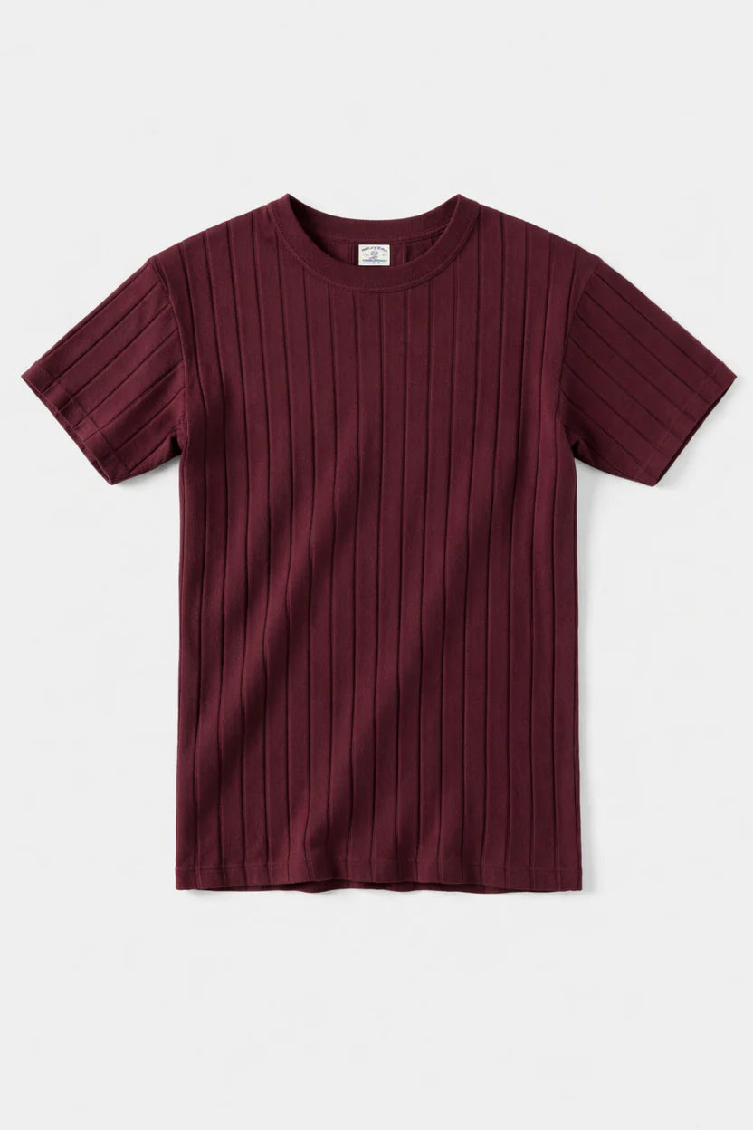 Drop Needle Tshirt - Maroon